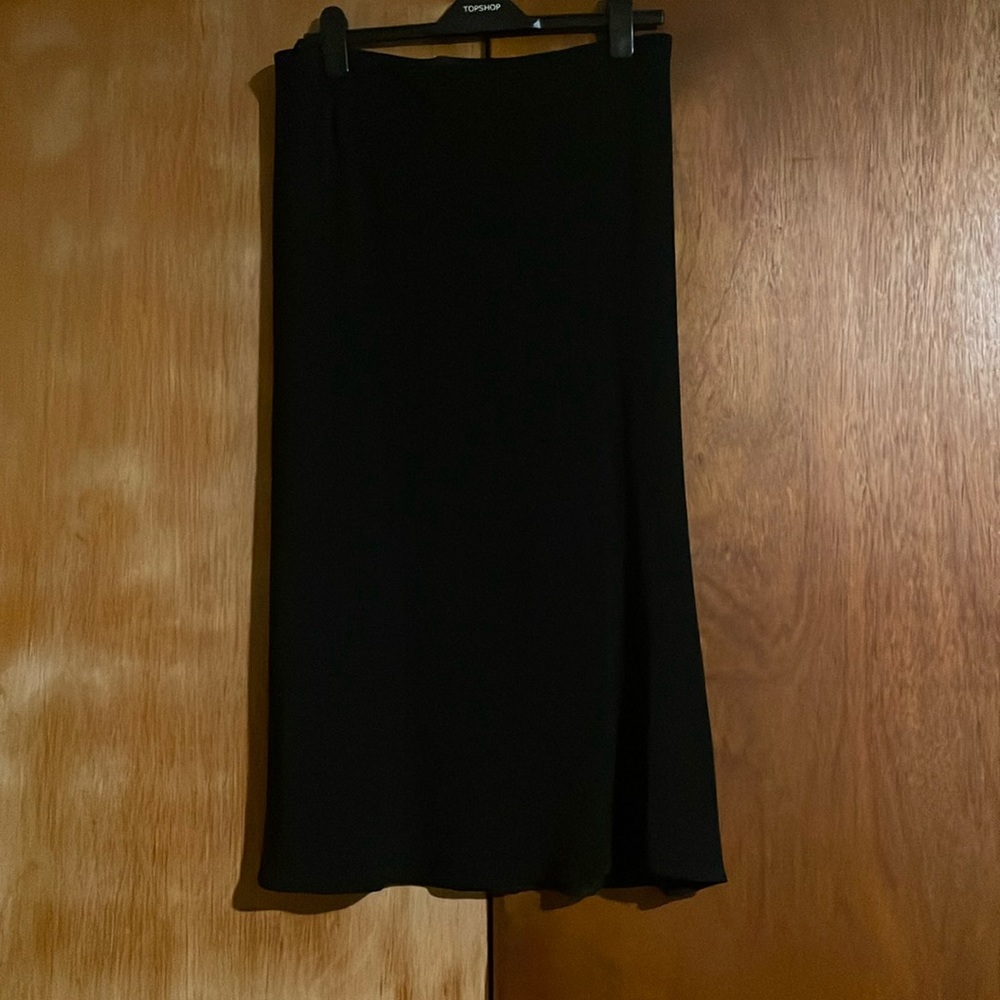 The Row Simple Black Skirt